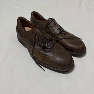 ABEO BioSystem Women’s 8 Brown Leather Wingtip Oxford Comfort Shoes ABR-155